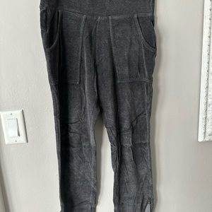 Athleta velour pants